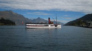 Queenstown SEO Experts - View of the the steamship on the lake at Queenstown