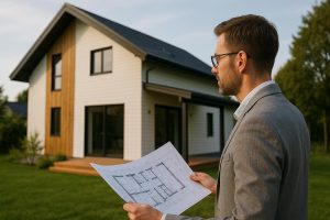 An architect finishing a house in Auckland, NZ