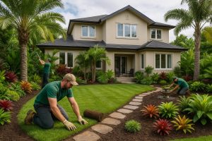 New Landscaping for a a house in Auckland
