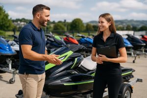 Selling a jet ski found by using SEO services